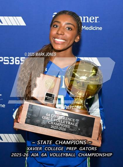 Thumbnail 2 in Xavier College Prep vs. Corona del Sol (AIA 6A Final - Awards) photogallery.