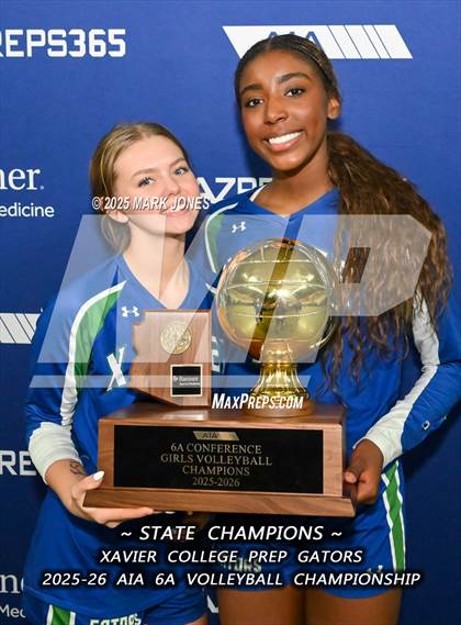 Thumbnail 2 in Xavier College Prep vs. Corona del Sol (AIA 6A Final - Awards) photogallery.