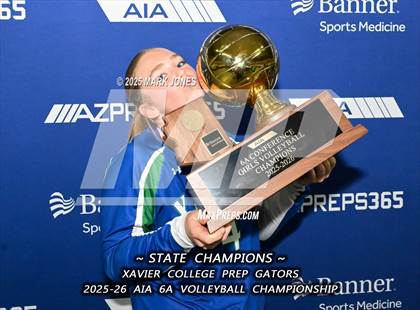 Thumbnail 3 in Xavier College Prep vs. Corona del Sol (AIA 6A Final - Awards) photogallery.