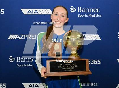 Thumbnail 3 in Xavier College Prep vs. Corona del Sol (AIA 6A Final - Awards) photogallery.