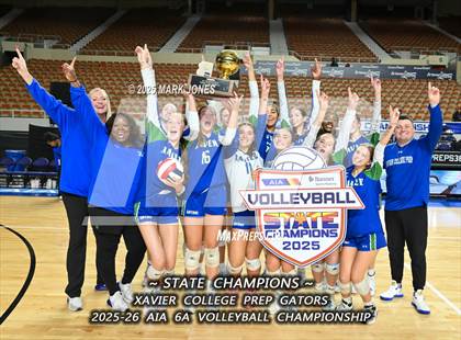 Thumbnail 2 in Xavier College Prep vs. Corona del Sol (AIA 6A Final - Awards) photogallery.