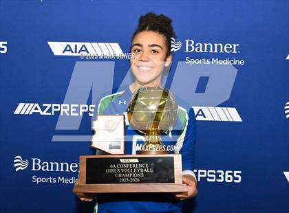 Thumbnail 3 in Xavier College Prep vs. Corona del Sol (AIA 6A Final - Awards) photogallery.