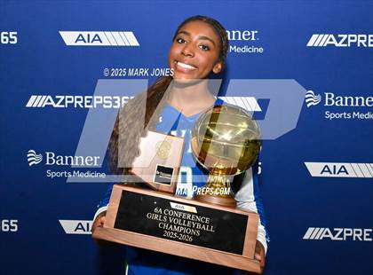 Thumbnail 2 in Xavier College Prep vs. Corona del Sol (AIA 6A Final - Awards) photogallery.