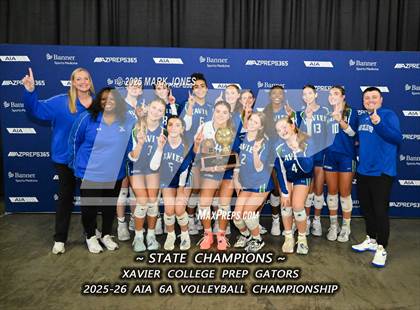 Thumbnail 1 in Xavier College Prep vs. Corona del Sol (AIA 6A Final - Awards) photogallery.