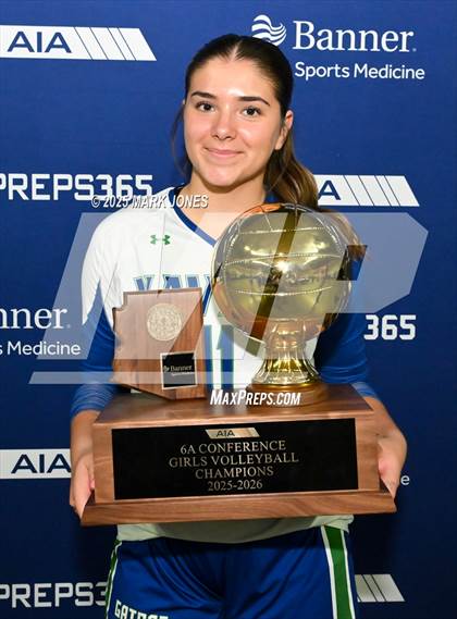 Thumbnail 3 in Xavier College Prep vs. Corona del Sol (AIA 6A Final - Awards) photogallery.