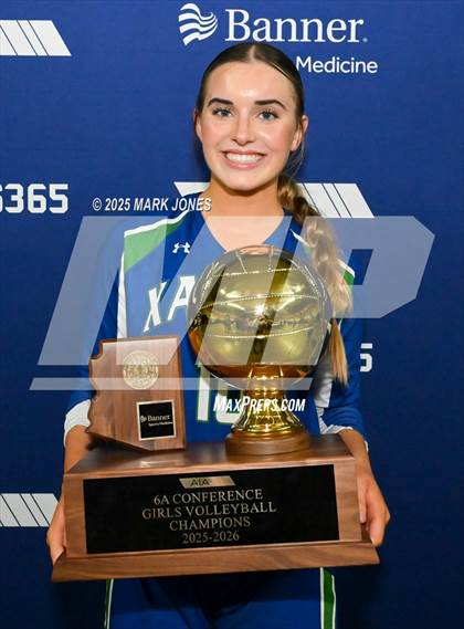 Thumbnail 3 in Xavier College Prep vs. Corona del Sol (AIA 6A Final - Awards) photogallery.