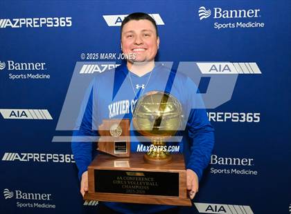 Thumbnail 1 in Xavier College Prep vs. Corona del Sol (AIA 6A Final - Awards) photogallery.