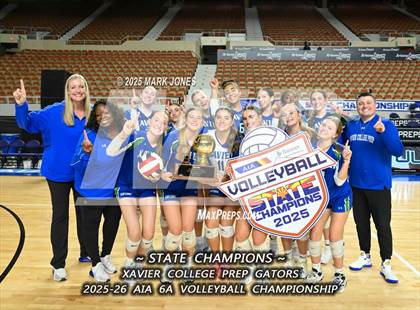 Thumbnail 3 in Xavier College Prep vs. Corona del Sol (AIA 6A Final - Awards) photogallery.