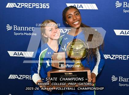 Thumbnail 1 in Xavier College Prep vs. Corona del Sol (AIA 6A Final - Awards) photogallery.