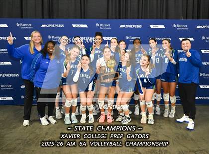 Thumbnail 3 in Xavier College Prep vs. Corona del Sol (AIA 6A Final - Awards) photogallery.