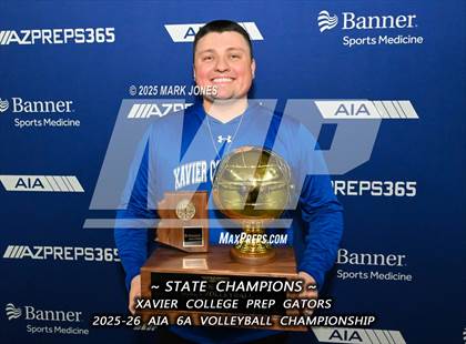 Thumbnail 2 in Xavier College Prep vs. Corona del Sol (AIA 6A Final - Awards) photogallery.