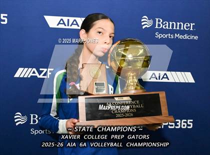 Thumbnail 3 in Xavier College Prep vs. Corona del Sol (AIA 6A Final - Awards) photogallery.