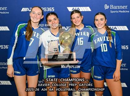 Thumbnail 2 in Xavier College Prep vs. Corona del Sol (AIA 6A Final - Awards) photogallery.