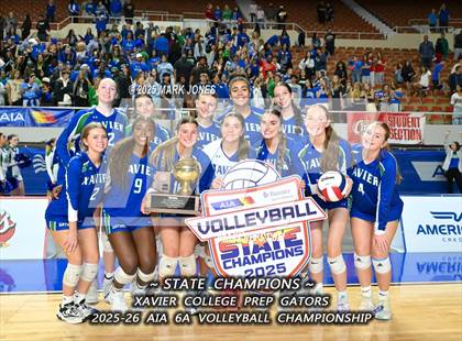 Thumbnail 2 in Xavier College Prep vs. Corona del Sol (AIA 6A Final - Awards) photogallery.