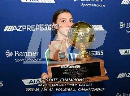 Thumbnail 3 in Xavier College Prep vs. Corona del Sol (AIA 6A Final - Awards) photogallery.