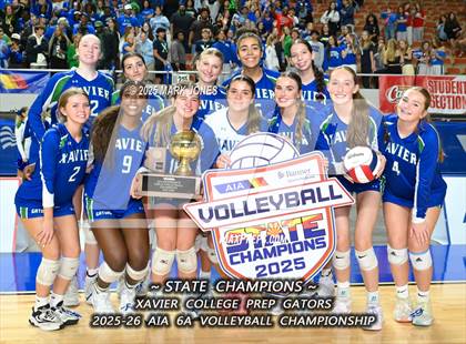 Thumbnail 1 in Xavier College Prep vs. Corona del Sol (AIA 6A Final - Awards) photogallery.