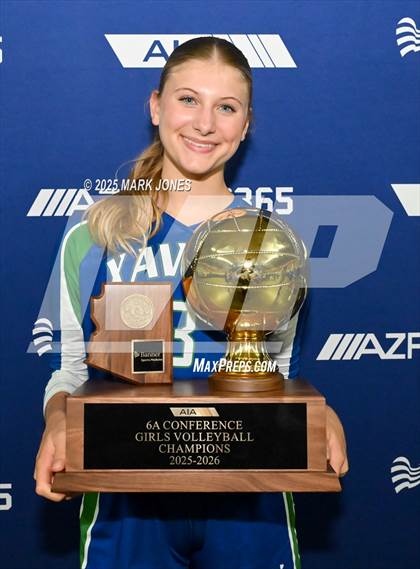 Thumbnail 3 in Xavier College Prep vs. Corona del Sol (AIA 6A Final - Awards) photogallery.