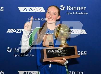 Thumbnail 2 in Xavier College Prep vs. Corona del Sol (AIA 6A Final - Awards) photogallery.