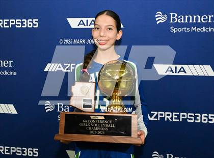 Thumbnail 3 in Xavier College Prep vs. Corona del Sol (AIA 6A Final - Awards) photogallery.