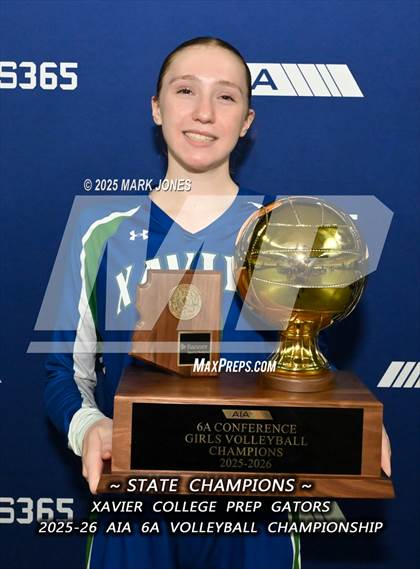 Thumbnail 3 in Xavier College Prep vs. Corona del Sol (AIA 6A Final - Awards) photogallery.