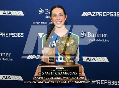 Thumbnail 1 in Xavier College Prep vs. Corona del Sol (AIA 6A Final - Awards) photogallery.