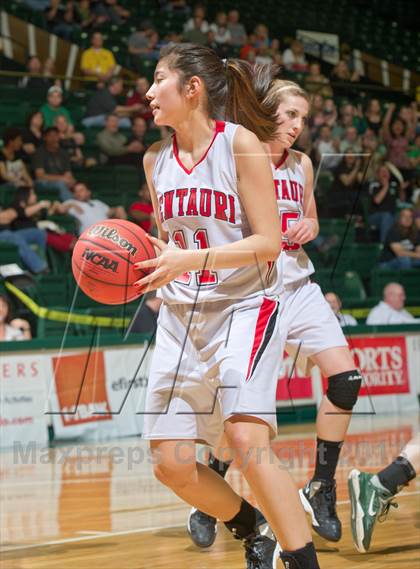 Thumbnail 2 in Centauri vs. St. Mary's (CHSAA 3A Final Four) photogallery.