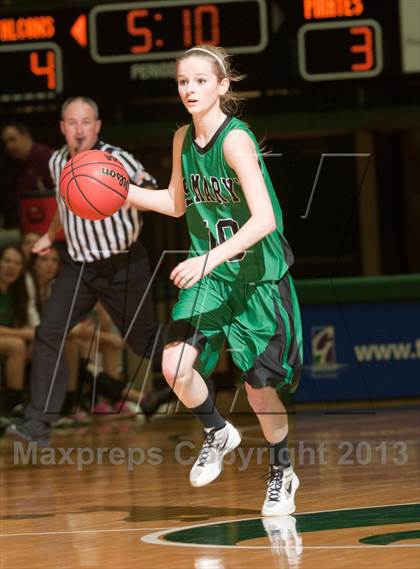 Thumbnail 2 in Centauri vs. St. Mary's (CHSAA 3A Final Four) photogallery.