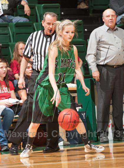 Thumbnail 2 in Centauri vs. St. Mary's (CHSAA 3A Final Four) photogallery.