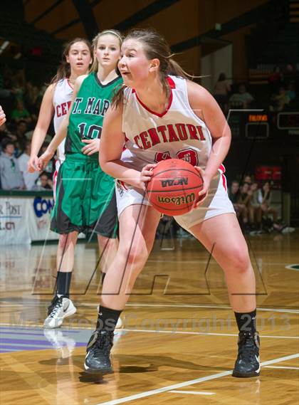 Thumbnail 1 in Centauri vs. St. Mary's (CHSAA 3A Final Four) photogallery.