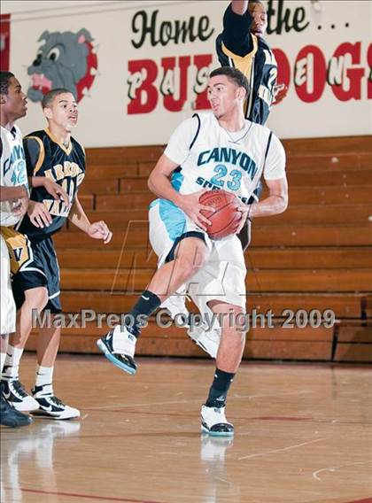 Thumbnail 1 in Arroyo Valley vs Canyon Springs (Rose City Round Ball Classic) photogallery.