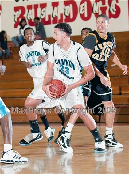 Thumbnail 3 in Arroyo Valley vs Canyon Springs (Rose City Round Ball Classic) photogallery.