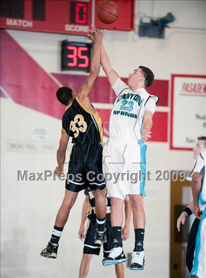 Thumbnail 1 in Arroyo Valley vs Canyon Springs (Rose City Round Ball Classic) photogallery.