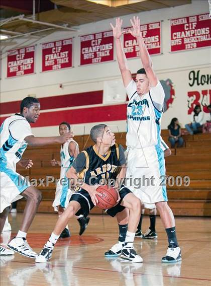 Thumbnail 2 in Arroyo Valley vs Canyon Springs (Rose City Round Ball Classic) photogallery.