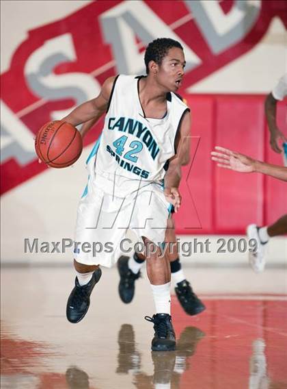 Thumbnail 2 in Arroyo Valley vs Canyon Springs (Rose City Round Ball Classic) photogallery.