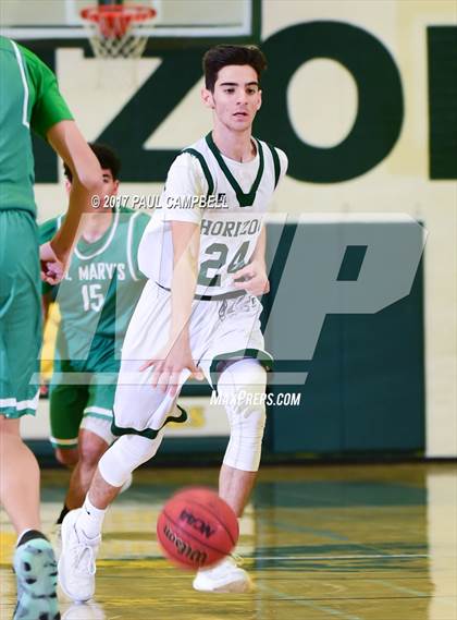 Thumbnail 1 in St. Mary's vs Horizon (Horizon Holiday Hoops Tournament) photogallery.
