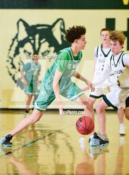 Thumbnail 2 in St. Mary's vs Horizon (Horizon Holiday Hoops Tournament) photogallery.