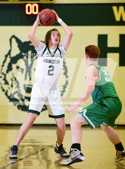 Thumbnail 1 in St. Mary's vs Horizon (Horizon Holiday Hoops Tournament) photogallery.