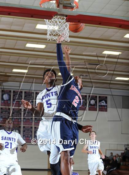 Thumbnail 3 in St. Anthony vs Leuzinger (Rose City Roundball Classic) photogallery.