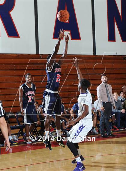 Thumbnail 1 in St. Anthony vs Leuzinger (Rose City Roundball Classic) photogallery.