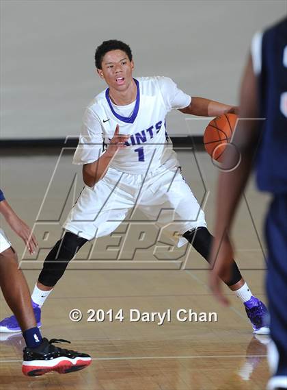 Thumbnail 1 in St. Anthony vs Leuzinger (Rose City Roundball Classic) photogallery.