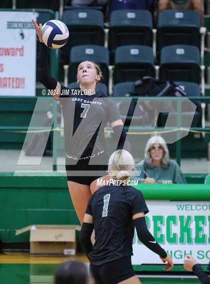 Thumbnail 3 in Graford vs Abilene Christian (Breckenridge volleyball tournament) photogallery.