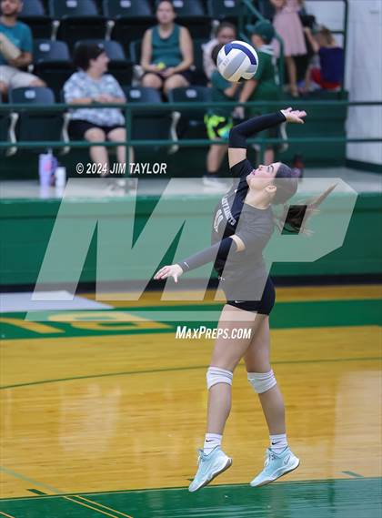 Thumbnail 3 in Graford vs Abilene Christian (Breckenridge volleyball tournament) photogallery.