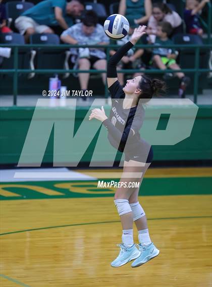 Thumbnail 3 in Graford vs Abilene Christian (Breckenridge volleyball tournament) photogallery.