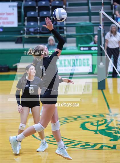 Thumbnail 1 in Graford vs Abilene Christian (Breckenridge volleyball tournament) photogallery.