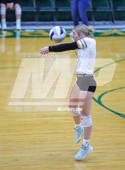Thumbnail 1 in Graford vs Abilene Christian (Breckenridge volleyball tournament) photogallery.