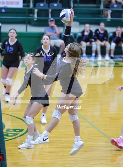 Thumbnail 3 in Graford vs Abilene Christian (Breckenridge volleyball tournament) photogallery.