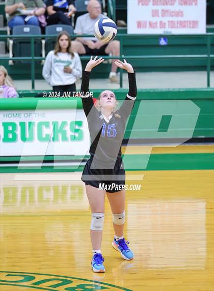 Thumbnail 1 in Graford vs Abilene Christian (Breckenridge volleyball tournament) photogallery.