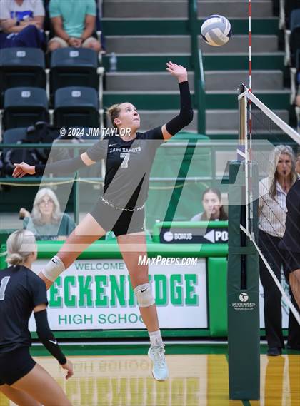 Thumbnail 2 in Graford vs Abilene Christian (Breckenridge volleyball tournament) photogallery.