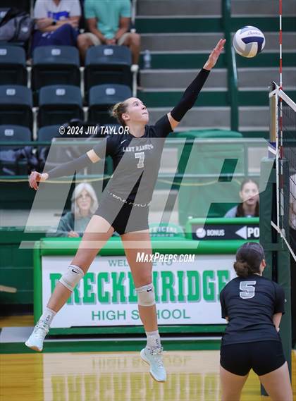 Thumbnail 2 in Graford vs Abilene Christian (Breckenridge volleyball tournament) photogallery.