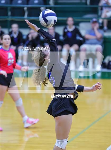 Thumbnail 2 in Graford vs Abilene Christian (Breckenridge volleyball tournament) photogallery.
